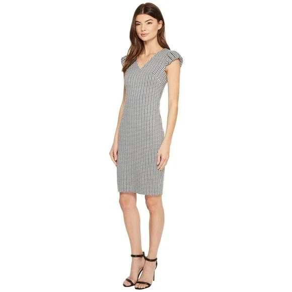 slim fit dress slacks Calvin Klein Women's Scuba Aline Casual Sleeveless Dress – Montecito  Minimalist main image 1